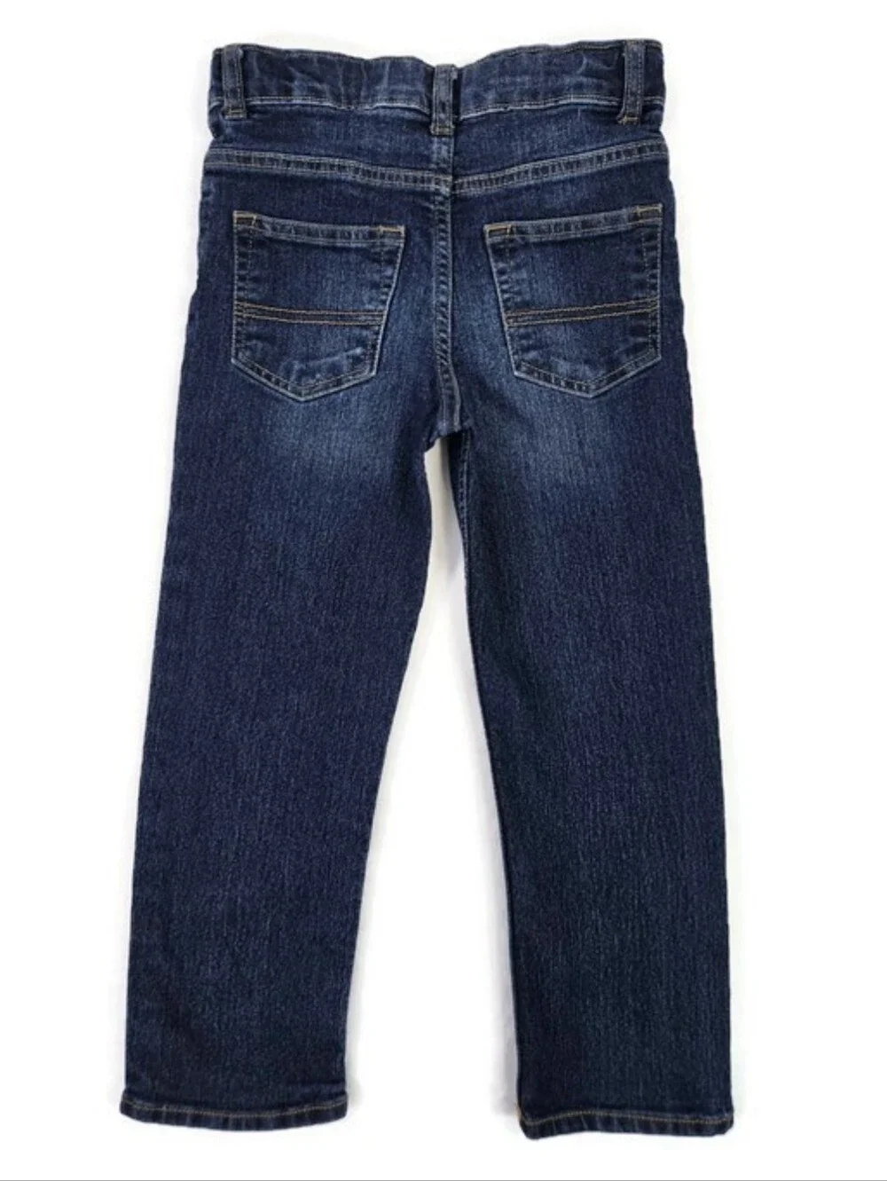 Oshkosh B'Gosh Dark Blue Wash Classic Fit Adjustable Waist Denim Jeans Boys 5/5A